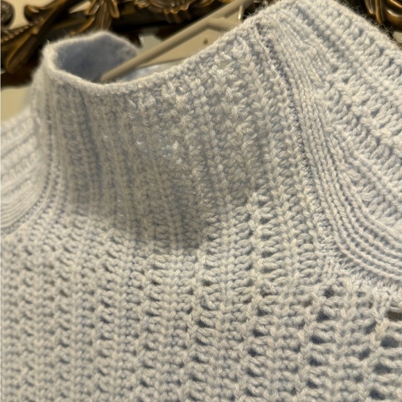 Madewell Soft Blue Cowl Neck Sweater XS - Picture 5 of 8